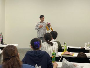 「腹話術」初披露