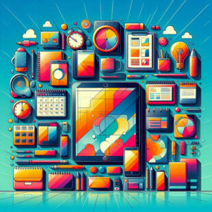 本文中のスマホやタブレットや時計や手帳